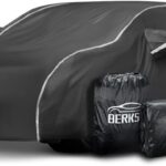 Waterproof Car Cover Compatible for Chevy Camaro 2010-2024 All Weather 6 Layers Full Car Cover with Storage Bag