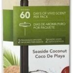 Enviroscent(TM) - AutoSticks Fragrance Diffuser Sticks 2-Pack, Seaside Coconut