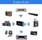 USB Bluetooth Receiver Adapter Wireless Audio Adapter 3.5mm Car Kit Music Receiver, Suitable for Home/Car Stereo Systems, Portable Speakers (Aux in), with 3.5mm Cable (Black) - Image 4
