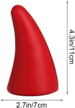 YGMONER Car 3D Devil Horns Sticker (Easy to Find Car in The Parking Lot) Halloween Car Roof Decor Elasticity Foam Bull Horns (Classic Red) - Image 7