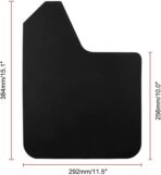 4Pcs Car Mud Flaps Universal Fit Black Color - Image 2