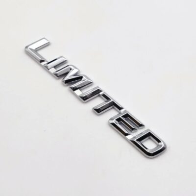 Chrome Metal Limited Edition Luxury Sport Car Emblem Badge Trunk Decal Sticker (1PC) - Image 2