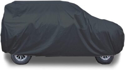 Large Kids Ride-On Toy Car Cover, Outdoor Wrapper Resistant Protection for Electric Battery Powered Children Wheels Toy Vehicles-Universal Fit, Water Resistant, UV Rain Snow Protection (Black) - Image 3