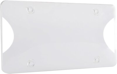 BLVD-LPF OBEY YOUR LUXURY Car License Plates Shield and Chrome Frame Combo 2 Pack Clear Bubble Design Novelty Plate Covers to Fit Any Standard US Plates, Unbreakable Frame 4 Holes Design - Image 5