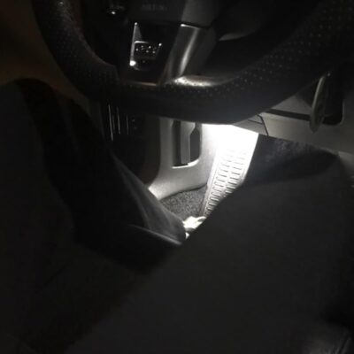 LED Footwell Under Door Glove Box Interior Trunk Lights Compatible with VW Golf MK7 GTI Jetta MK5 MK6, OEM Replacement Error Free - 2PCS (White) - Image 5