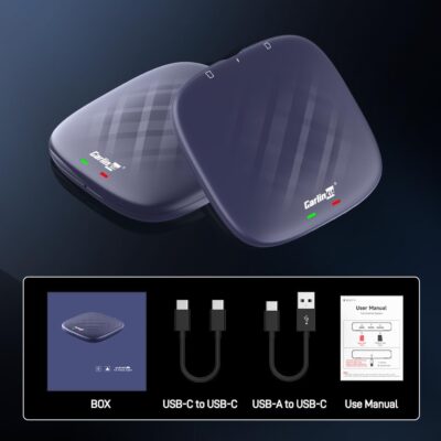 CarlinKit CarPlay Ai Box Magic Box Android 13.0 System Wireless CarPlay Adapter Android Auto Support Netflix YouTube Google GPS+Glonass 4GNetwork.for iPhone & Android Phone,Wired to Wireless,8GB+128GB - Image 9