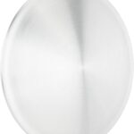 Speedway Motors Snap-On Moon Cap Wheel Cover, Premium Aluminum Construction with Natural Spun Finish, 14 Inch Wheel Cover, Snap-On Rings for Easy Installation, Sold Individually