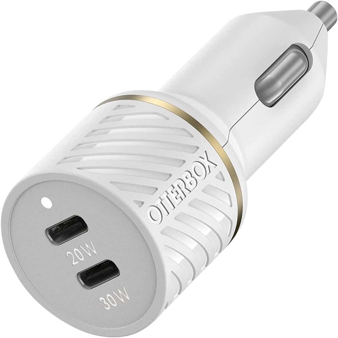 51-ESqYpVML._AC_SL1164_.jpg OtterBox Fast Charge USB-C Car Charger, 20 Watt + OtterBox USB C-Ligtning Cable, 1M - Cloud DUST - Image 1