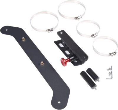 Aunginsy Car Trunk Fire Extinguisher Mount Holder Fit for Toyota FJ Cruiser 2007-2021, Quick Release, Roll Bar, Silver, Carbon Steel & Aluminum Alloy Frame - Image 8