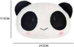 Estel Cartoon Cute Panda Plush Auto Car Seat Headrest Neck Rest Cushion Pillow 1 Pair with Different Faces - Image 6