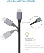 Fast USB Car Charger for Samsung Galaxy A56/A55/A54/A53/A50/A17/A16/A15/A14/S26/S25/S24/S23/S22/S21 Plus/Ultra/Note 20/A21/A31/A51 Quick Charge 3.0 Dual USB Rapid Car Charger with Type C Cable 3.3ft - Image 6