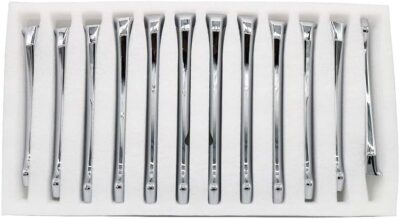 Front Grill Chrome Trim Compatible with Maserati Ghibli 2013 2014 2015 2016 2017 Parts Accessories Front Grille Decorative Garnish Trim Cover Car Styling 12PCS - Image 5