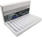 Front Grill Chrome Trim Compatible with Maserati Ghibli 2013 2014 2015 2016 2017 Parts Accessories Front Grille Decorative Garnish Trim Cover Car Styling 12PCS - Image 4