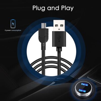 P20 New Car Speedometer GPS Hud Head Up Display, MPH Digital Speed Meter Gauge for Cars Trucks Motorcycle Bike ATV SUV Pick-up Scooter Golf Cart Bus Boat - Image 7