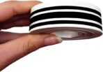 4R Quattroerre.it 10524 Trim Stripes Triple Adhesive Strips for Cars, Black, 16 mm x 10 mt