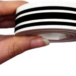 4R Quattroerre.it 10524 Trim Stripes Triple Adhesive Strips for Cars, Black, 16 mm x 10 mt