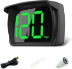 Downhill 1 PC GPS Speedometer HUD Display, Y03 Head Up Speed Digital Screen, USB Plug-in Daytime Speedometer Charger, Universal for Most Cars, Trucks, SUVs (Black)