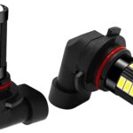 2 PCS 9005 Car Led Fog Light Bulbs, 6500K Super Bright White Anti-fog Light Bulb, 1500 Lumen 5630 33-SMD Plug and Play DRL, Universal for Cars, Trucks, SUVs, Vans (White)