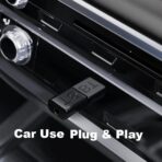 Mini 2-in-1 USB 3.5mm Bluetooth Receiver Car Kit,Bluetooth 5.4 Wireless Receiver Adapter,Low Latency Noise Cancellation,Plug and Play,Wireless Music Receiver for Car Music/Stereo Audio - Image 4