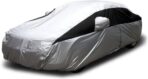 Titan Lightweight Poly 210T Car Cover for Sedans 186-202". Waterproof, UV Protection, Scratch Resistant, Driver-Side Zippered Opening. Fits Camry, Accord and More.