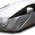 Titan Lightweight Poly 210T Car Cover for Sedans 186-202". Waterproof, UV Protection, Scratch Resistant, Driver-Side Zippered Opening. Fits Camry, Accord and More.
