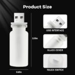 14 in 1 Modes Car USB Night Light, 7 Colors Touch Adjustment LED Ambient Lighting USB Automotive Interior Night Lamps, Mini LED Bulb for Car, Camping, Holiday Decoration, Bedroom, Party(2Pcs) - Image 6