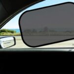 Car Window Shades - Certified 99.79% UVA & 99.95% UVB Sun Protection. Award Winning car Sun Shade for Side Windows. 4 Pack Transparent Shades 20" x 12" - Car Accessories Interior by Kinder Fluff