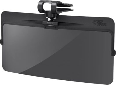 JOYTUTUS Sun Visor Extender for Car, Universal Anti-Glare Polarized Sun Visor Easy to Install, UV400 Visor Extension Protect from Glare/UV Ray/Stray Light, Safe Driving for Car - Image 9