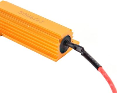 MACHSWON Universal Fit 50W 6 Ohm Canbus Decoder LED Headlight Flicker Harness (1 Pair), Bulbs Resistor Decoders Error Free Conversion Kit, Warning Canceller Capacitors - Image 6