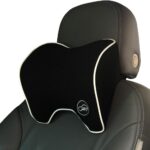 Car Neck Support Pillow for Neck Pain Relief When Driving,Headrest Pillow for Car Seat with Soft Memory Foam – Black