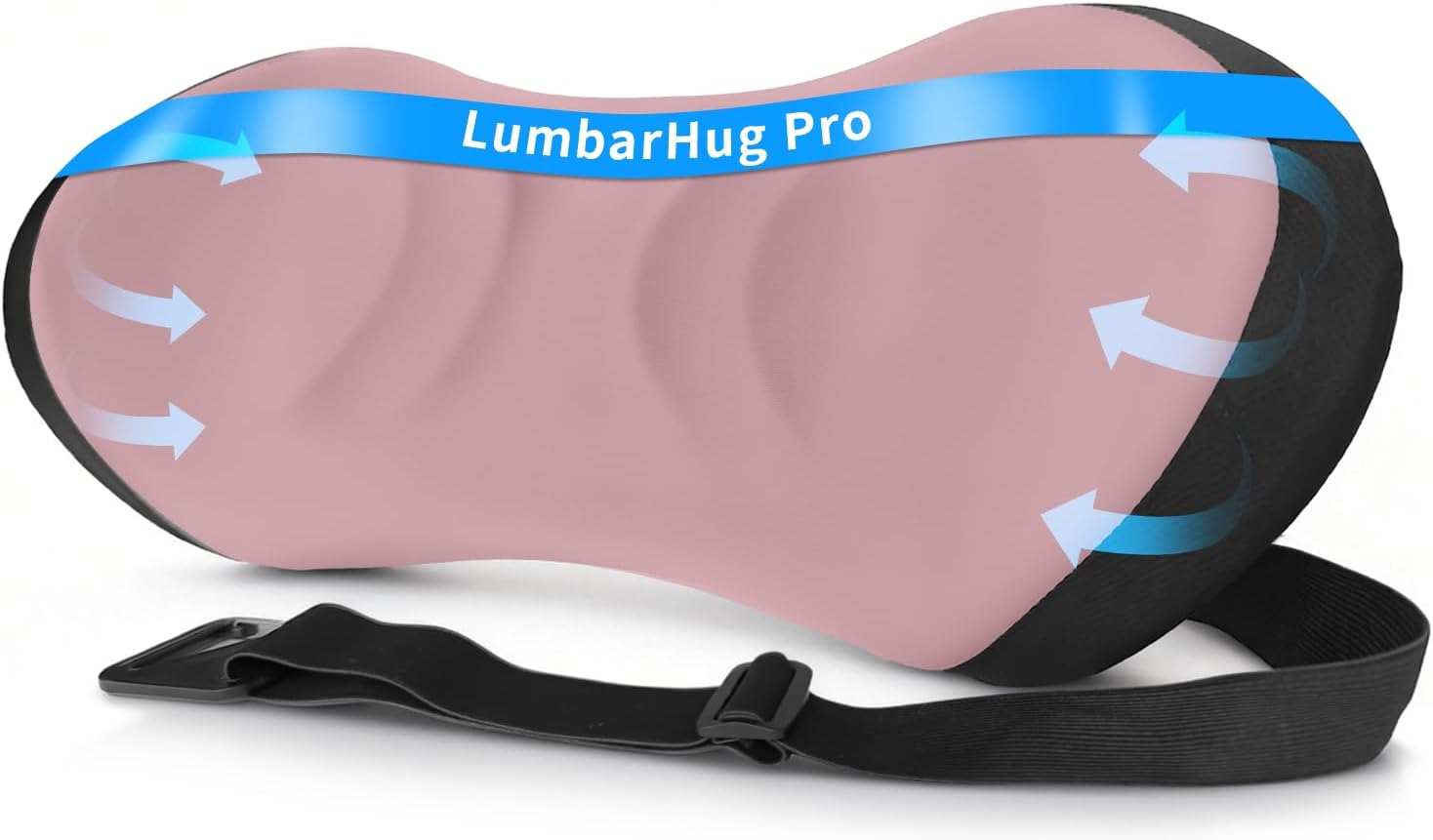 51AGcqpq15L._AC_SL1500_.jpg Lumbar Support Pillow for Office Chair - Lumbar Pillow for Car, Memory Foam Ergonomic Lumbar Support Pillow for Car Back Support for Office Chair Back Support Cushion - Image 1