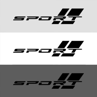 Zhizhong Car Sport Decal,16 Inch Vinyl Sticker Fit for All Cars Side (Matte Black) - Image 4