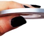 4R Quattroerre.it 10561 Trim Stripes Adhesive Strips for Cars, Chrome, 3 mm x 10 mt