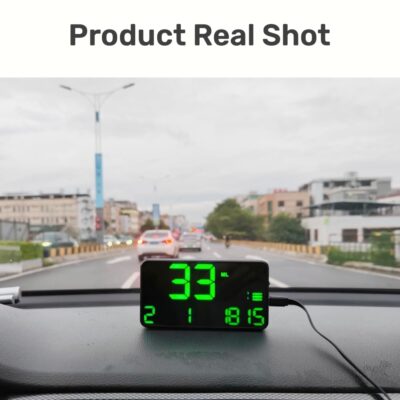 Digital GPS Speedometer Heads Up Display for Cars New HUD MPH Odometer Trip Meter for Trucks Golf cart All Vehicles, 5.3 Inch Big Screen, USB Cable Plug & Play (C90) - Image 4
