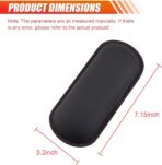 2PCS Car Elbow Pads, Memory Foam Car Center Console Cushion Pad for Knee Leg Elbow, Soft Leather Car Door Armrest Pad for Comfortable Support, Universal Arm Rest Pillow for Most Vehicles (Black) - Image 2