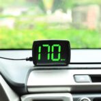 New Speedometer HUD GPS Digital Speed Meter MPH Speedo Head Up Display for Cars Trucks, USB Cable Plug & Play (G20-Only Green) - Image 2