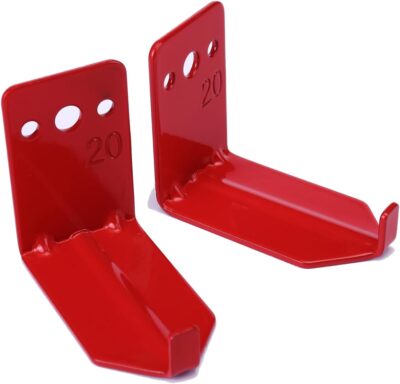 Fire Extinguisher Mount Wall Hook Bracket for Holding up to 20 lbs Extinguishers, Suited for Large and Small Dry Chemical and Water Extinguishers - Image 5