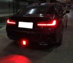 iJDMTOY Universal Fit Smoked Lens 15-LED Rear Bumper Diffuser Rear Fog Pilot Light Kit w/Race Car Style Strobe Brake Feature & Adjustable Add-On Mounting Bracket For Car SUV - Image 7