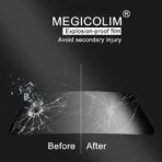 SW 80% VLT Nano Ceramic Car Front Window Film, 99% Anti UV Heat Insulation Sun Blocking Solar Window Tint, Transparent Blue, 20Inch X 10Feet - Image 9