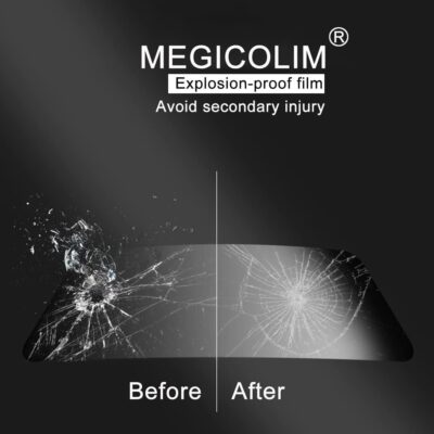 SW 80% VLT Nano Ceramic Car Front Window Film, 99% Anti UV Heat Insulation Sun Blocking Solar Window Tint, Transparent Blue, 20Inch X 10Feet - Image 9