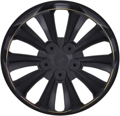 CCI Wheel Covers 106114SB, Automotive Grade ABS, Gloss Painted/Black and Silver, 14 Inch, 10 Spoke, Universal Fit - Image 2