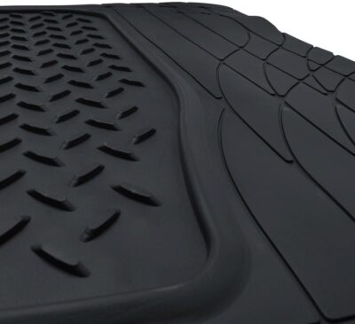 PIC AUTO Heavy Duty Rubber Trunk Cargo Liner Floor Mats, Trimmable to Fit for Car, SUV, Van, Trucks (Large, Black) - Image 6