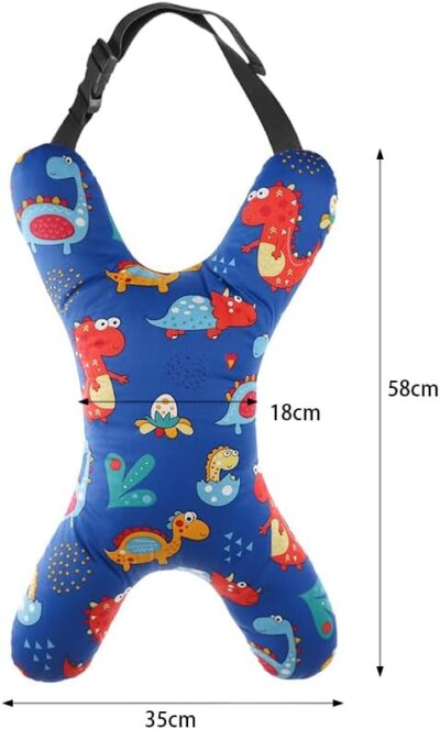 Car Travel Pillow for Kids Adults X-Shaped Car Sleeping Head Support Soft Neck Pillow Head and Body Support Travel Pillow Cushion for Car Seat Pillow Car Aircraft Travel Pillow Headrest for Road Trips - Image 7