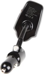 Nulaxy KM18 Bluetooth 5.4 Car Adapter with 1.44" Clear Display & Flexible Gooseneck - FM Radio Transmitter & Bluetooth Receiver for Hands-Free Calls, Wireless Music via BT/FM/AUX/TF, USB Car Charger - Image 7