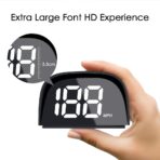 P20 New Car Speedometer GPS Hud Head Up Display, MPH Digital Speed Meter Gauge for Cars Trucks Motorcycle Bike ATV SUV Pick-up Scooter Golf Cart Bus Boat - Image 6