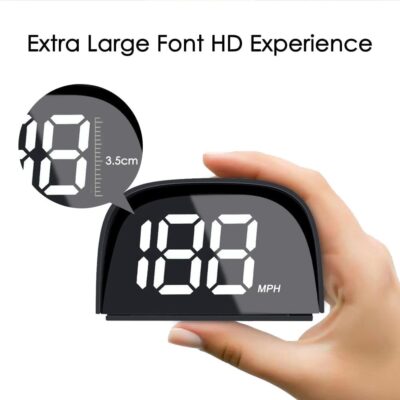 P20 New Car Speedometer GPS Hud Head Up Display, MPH Digital Speed Meter Gauge for Cars Trucks Motorcycle Bike ATV SUV Pick-up Scooter Golf Cart Bus Boat - Image 6