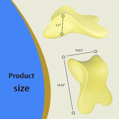 Car Neck Pillow for Driving Gaming Chair Headrest Pillow Office Chair Neck Pillow Ergonomic Design Double Straps Design Suitable for Different Heights - Image 7