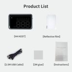 Heads Up Display for Cars, Car HUD H4, gps Speedometer, First Colorful, Large Font Digital Speedometer GPS with Speed, Compass, Automatic Sensing, Speeding Alarm, Suitable for All Cars. - Image 9