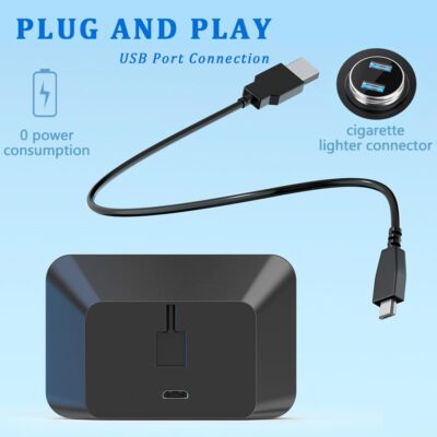 Heads Up Display for Cars Windshield with MPH Speed,HUD Display Digital Speedometer for Car Used USB Plug,Universal GPS Speedometer for Car Accessories Fit for Cars SUVs Trucks （MP/H） - Image 6