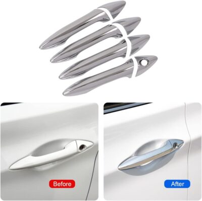 Doors Handle Cover 8pcs for Hyundai Elantra 2012-2014 Left Hand Drive Car, ABS Triple Chrome Plated, Decoration and Protection for Handle of Car - Image 3